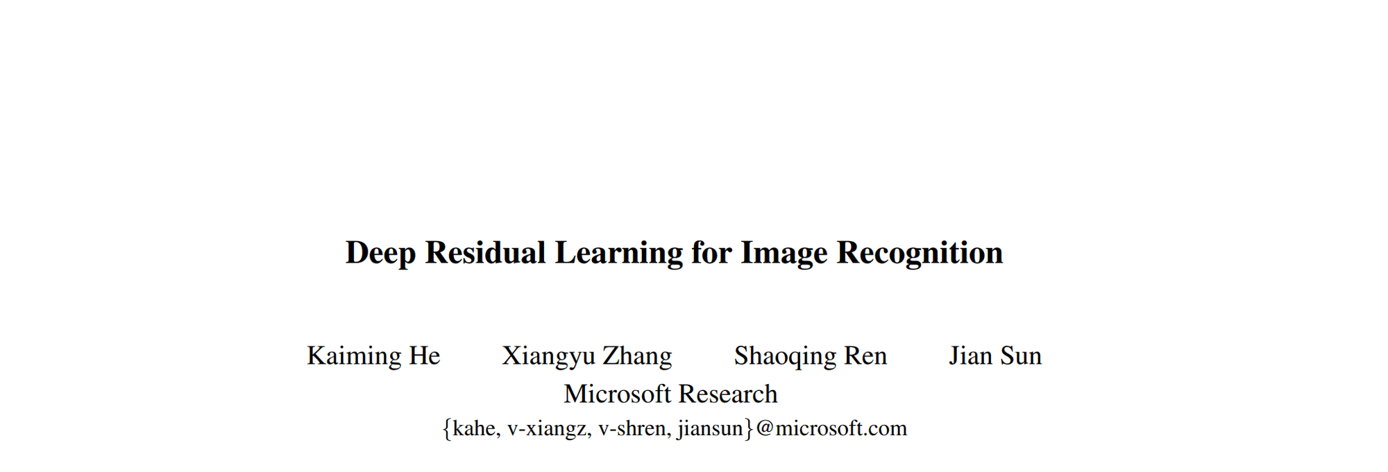 [paper reivew] Deep Residual Learning for Image Recognition